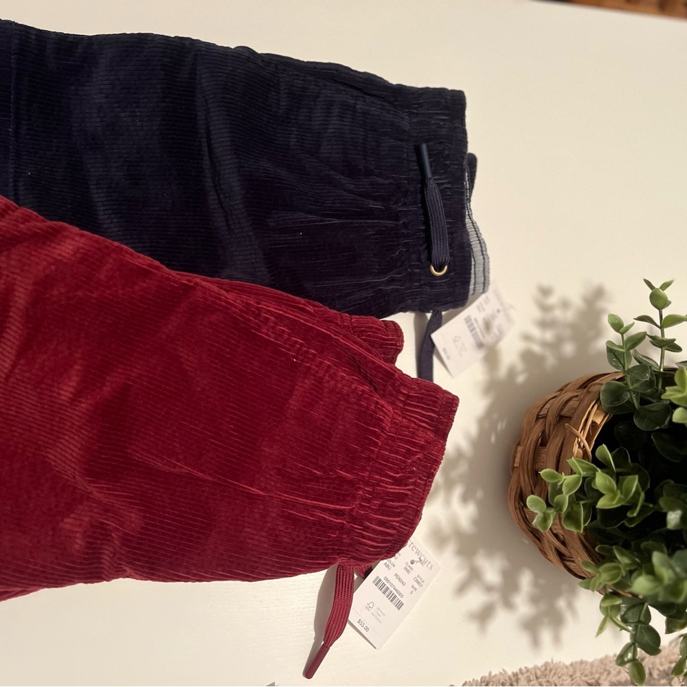 J. Crew Kids Corduroy Shorts - Red and Navy